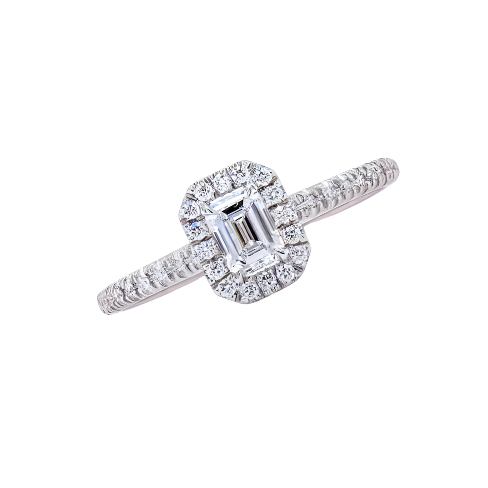 Žiedas su DEIMANTAIS ⟢