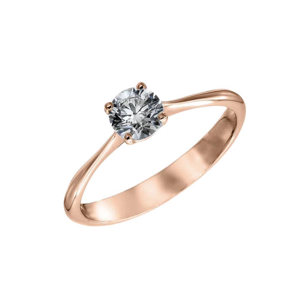 Žiedas su DEIMANTU ⟢