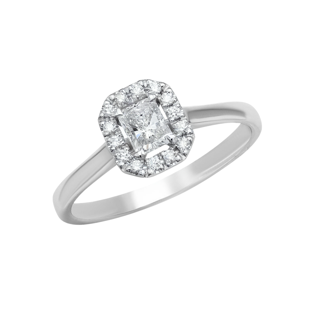 Žiedas su DEIMANTAIS ⟢