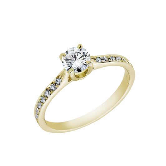 Žiedas su DEIMANTAIS ⟢